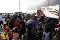  بالصور: عودة فوج معتمري مدينة يافا إلى ديارهم بسلام